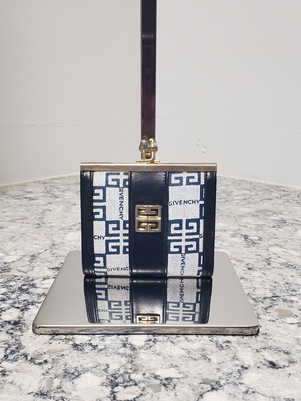 Vintage Givenchy Monogram Kisslock Coin Purse